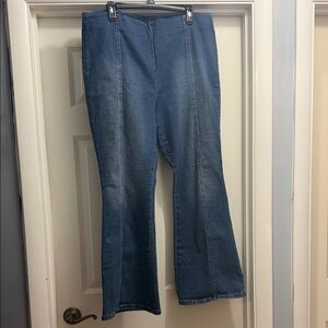 Lee Women's Dark Blue Flare Jeans